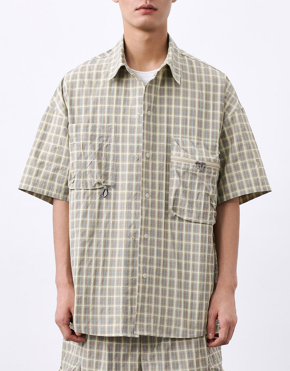 Plaid Short Sleeve Shirt