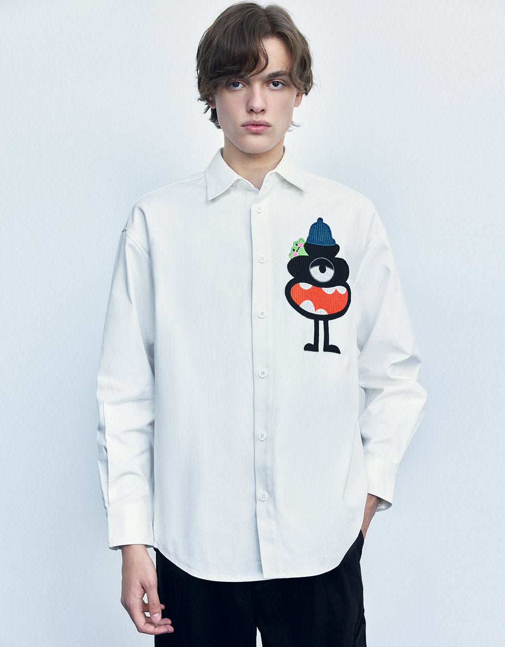 Monster Patched Shirt
