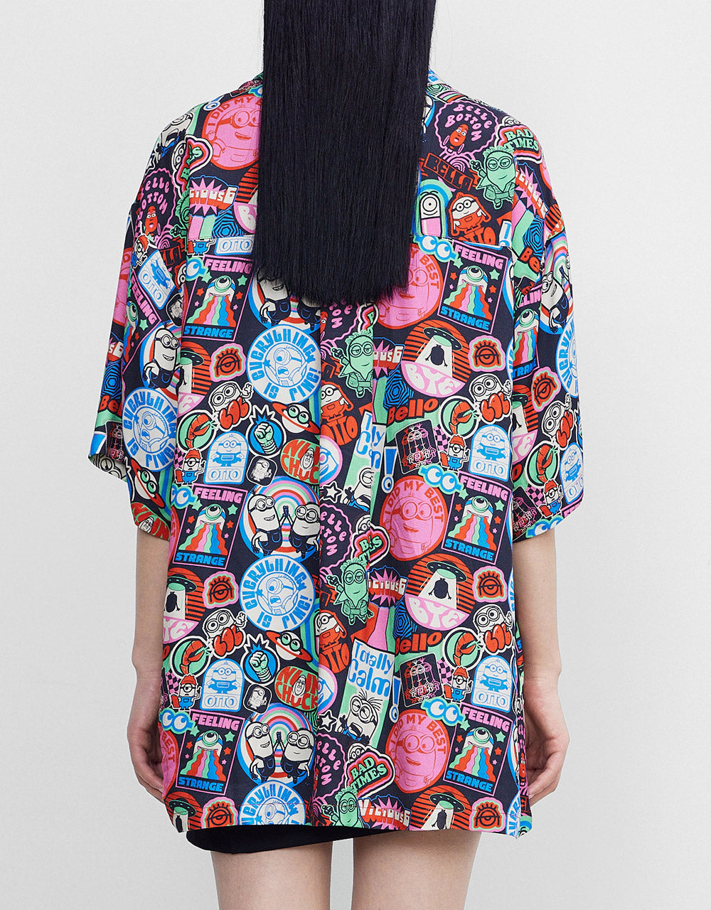 Minions Allover Print Button Up Shirt