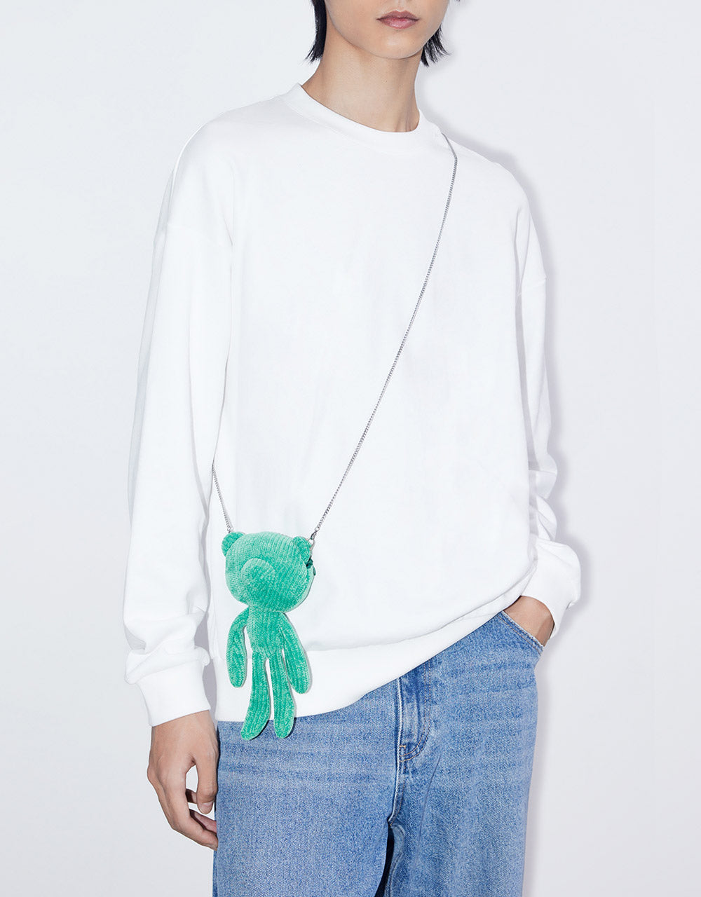 Sweatshirt With Bear Charm