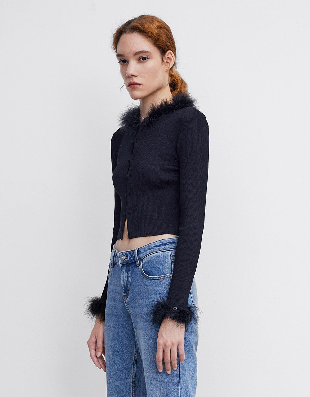 Rib Knit Cardigan