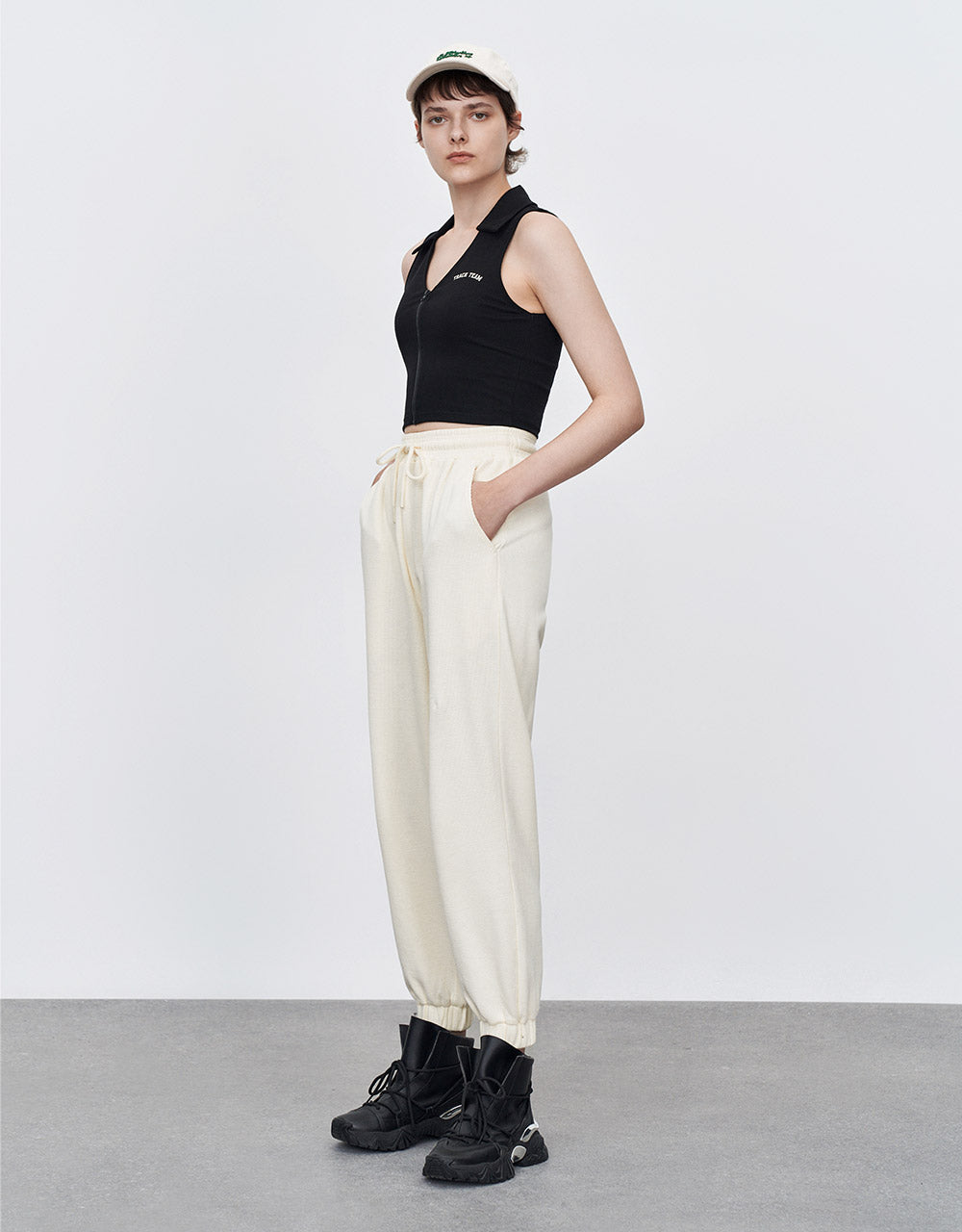 Elastic Waist Jogger Pants