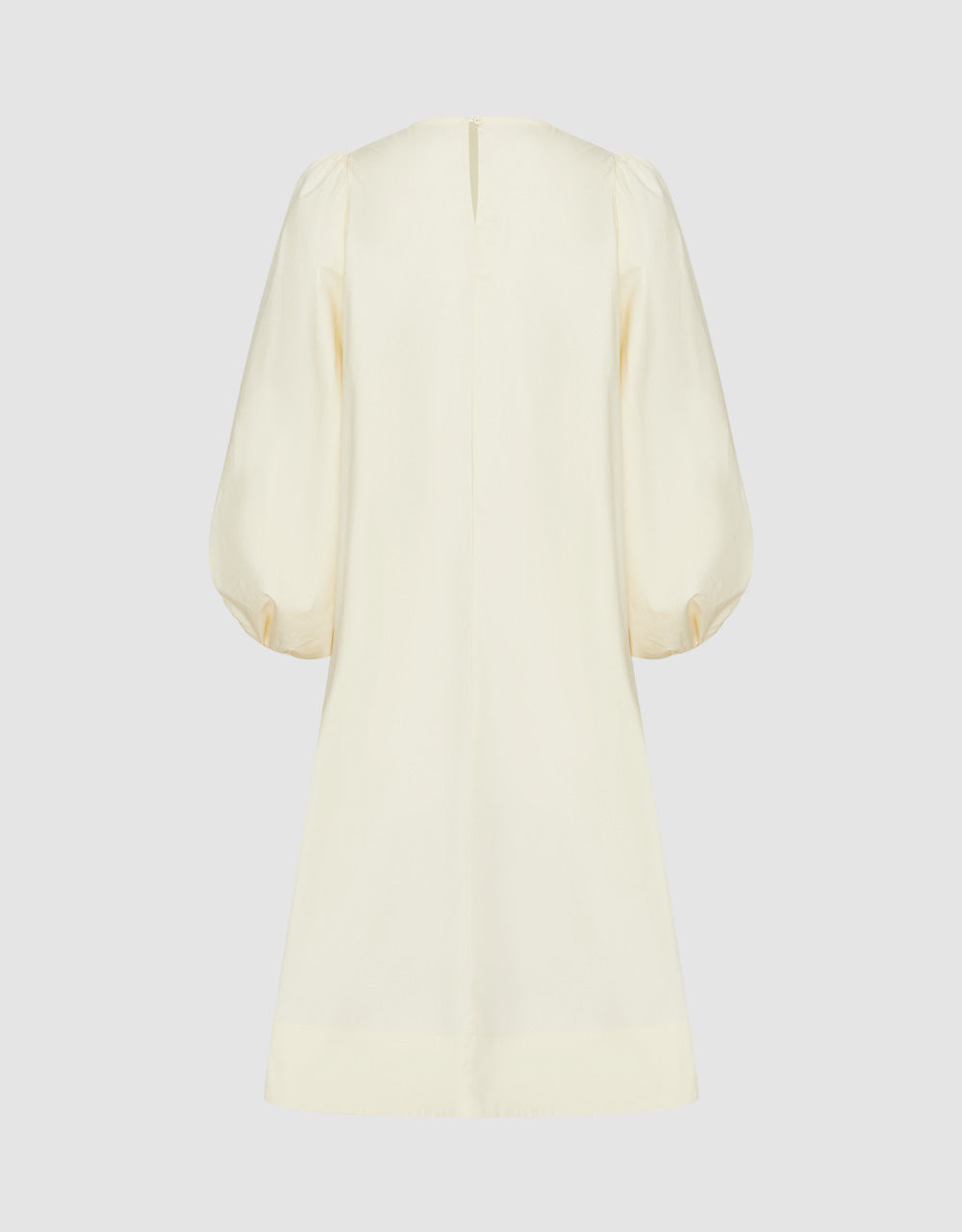3/4 Sleeve Crew Neck Midi Dress