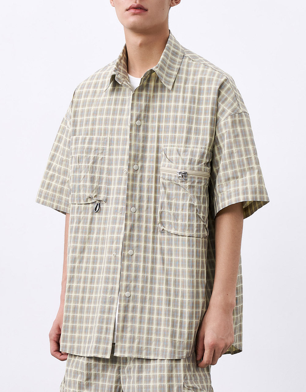 Plaid Short Sleeve Shirt