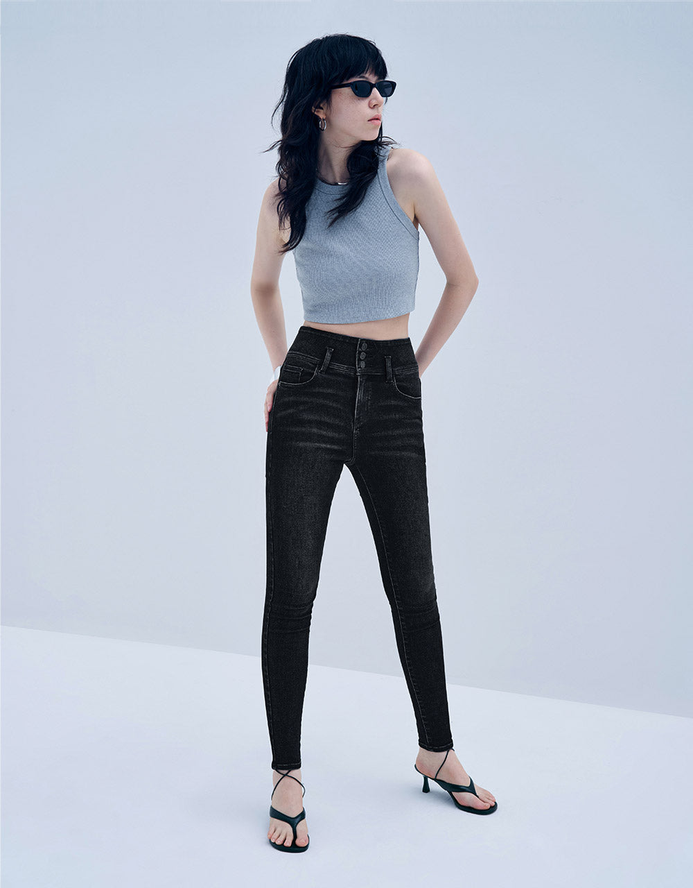 A+ High Waist Skinny Jeans