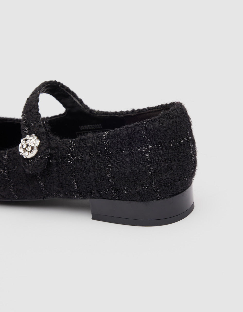Tweed Round Toe Pumps