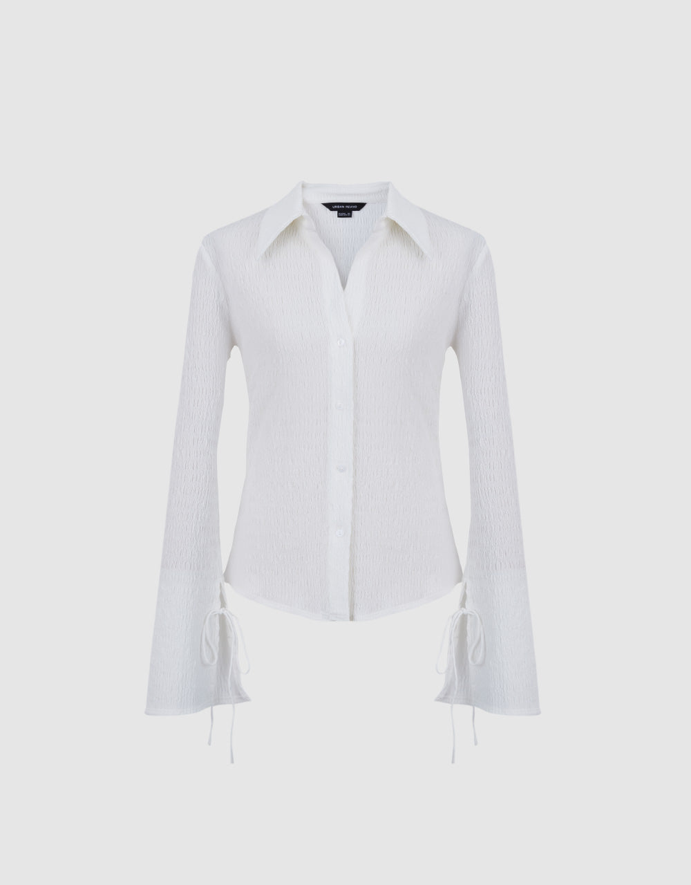 Button Up Textured Shirt