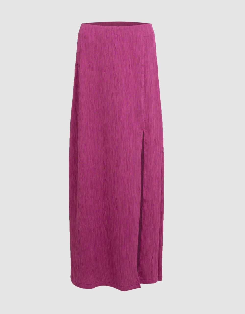 Textured Midi A-Line Skirt