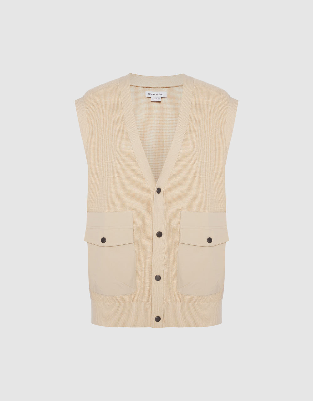 Knitted Vest With Pockets