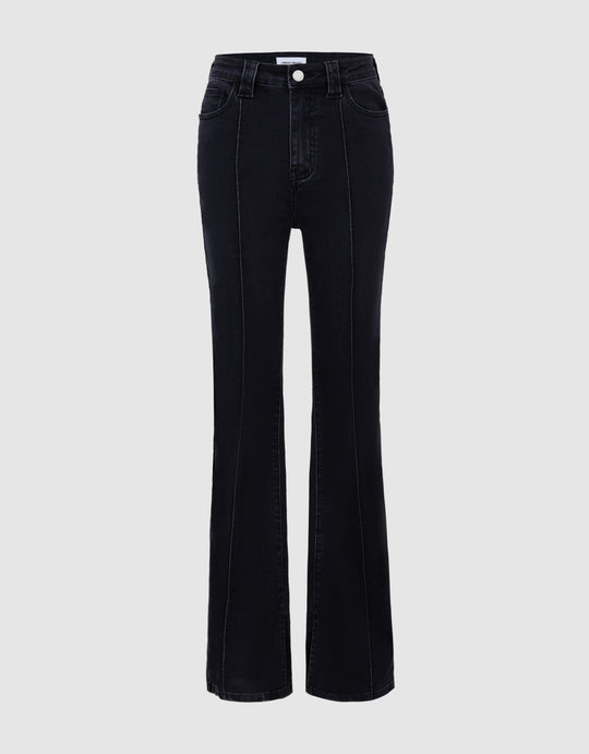 Mid-Waist Flare Jeans