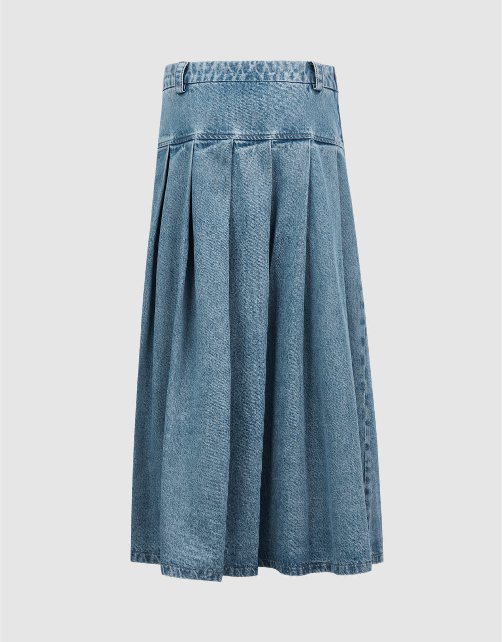 Midi Denim Skirt