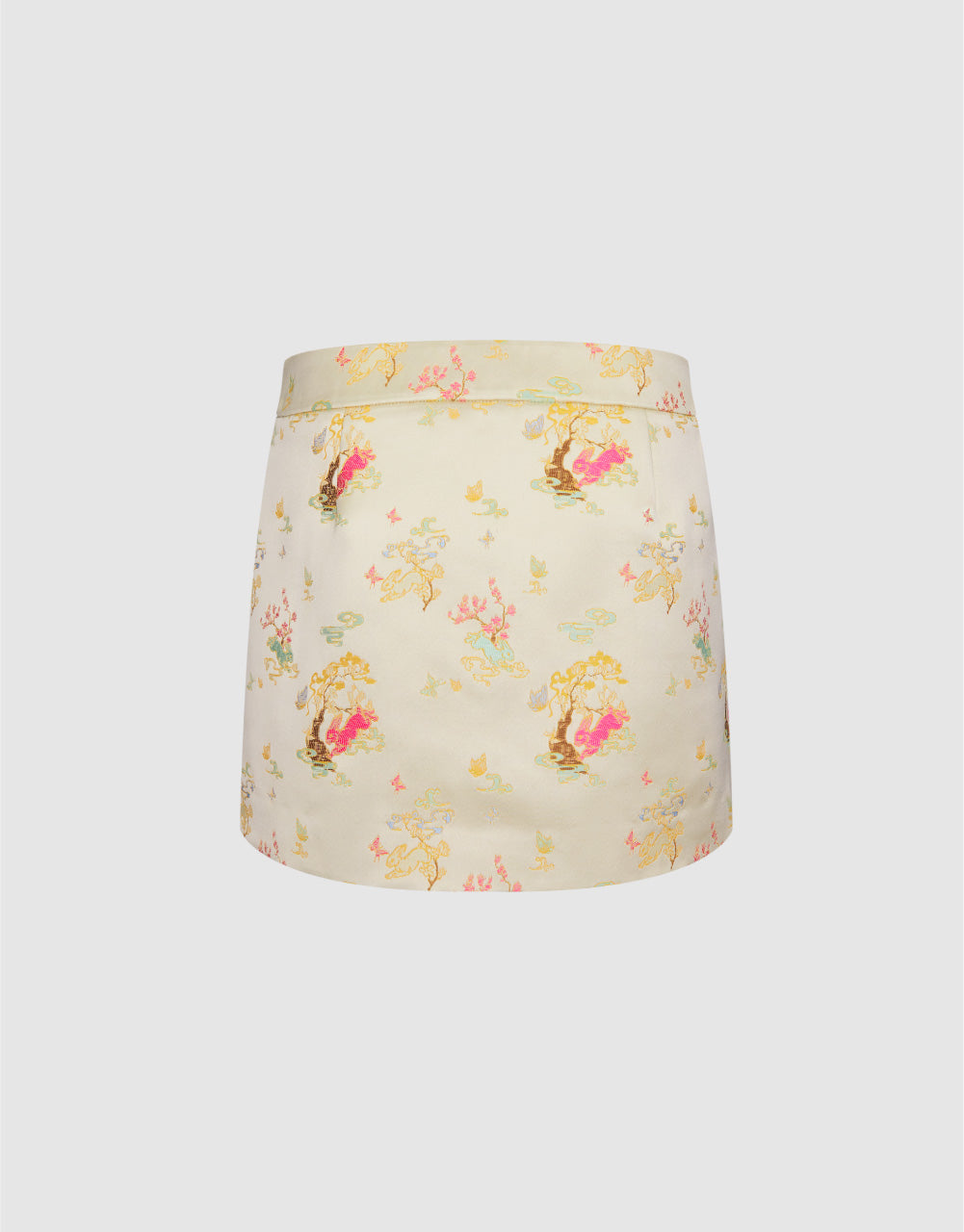 Emroidered Mini Skirt