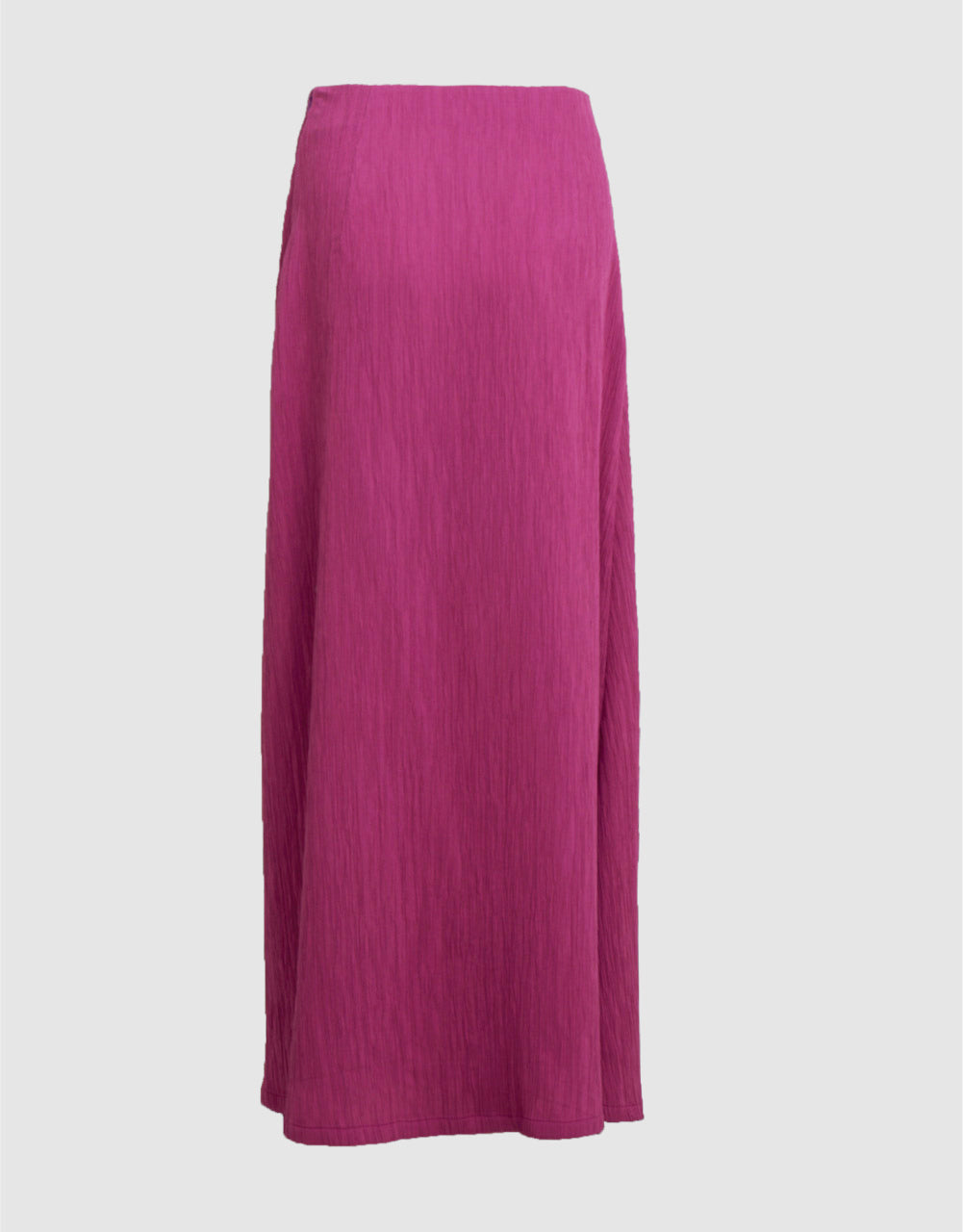 Textured Midi A-Line Skirt