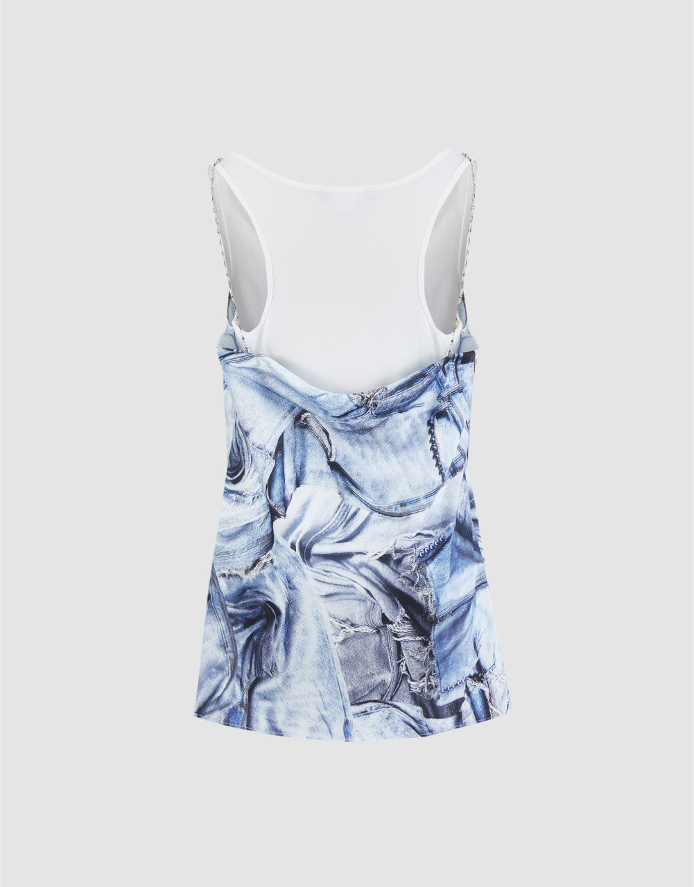 2 In 1 Crew Neck Cami Top