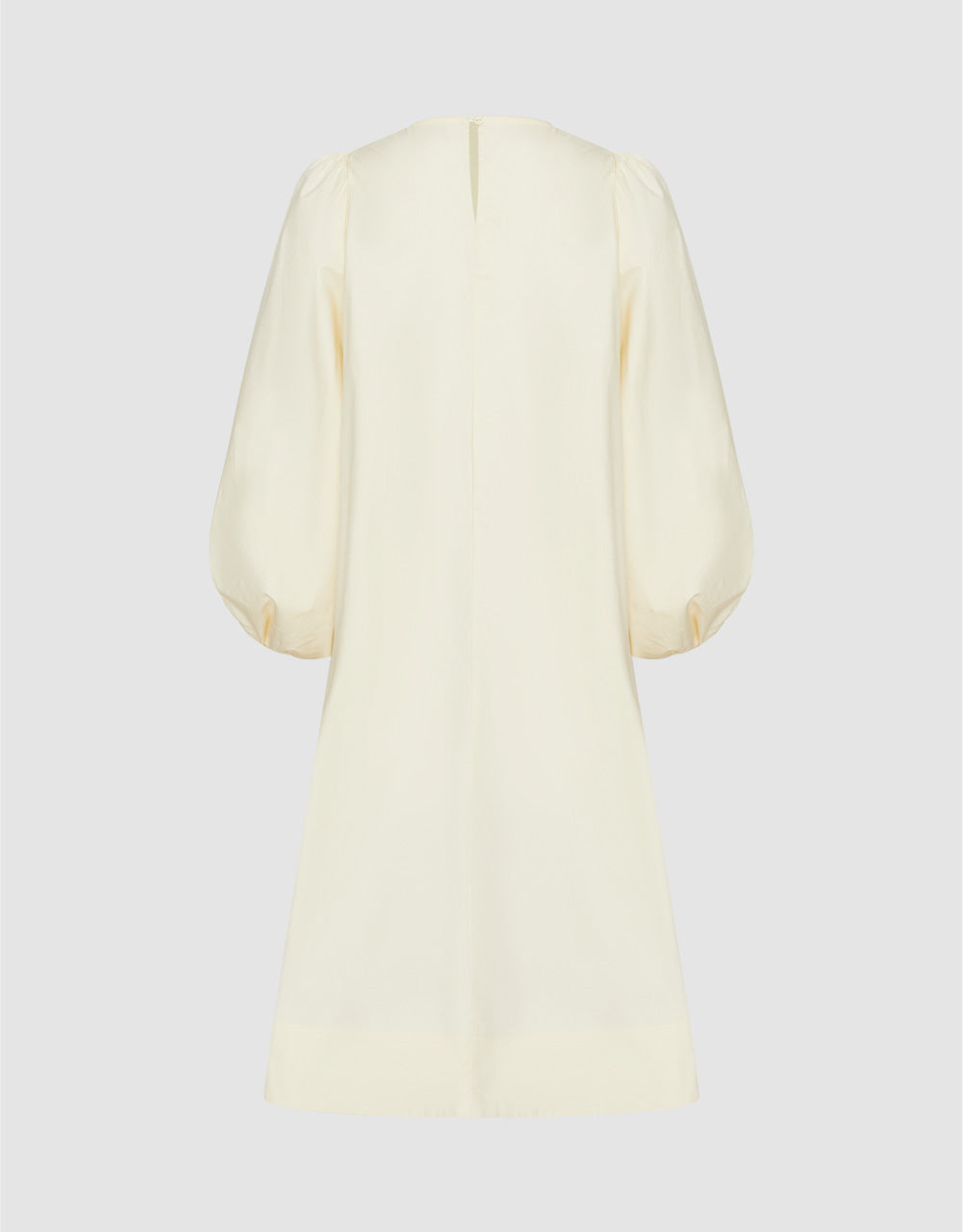 3/4 Sleeve Crew Neck Midi Dress