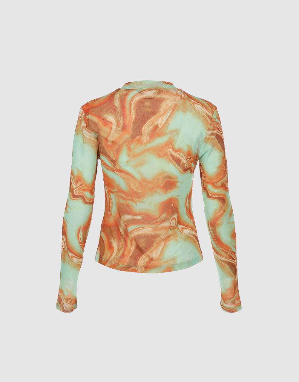Abstract Print Skinny Top