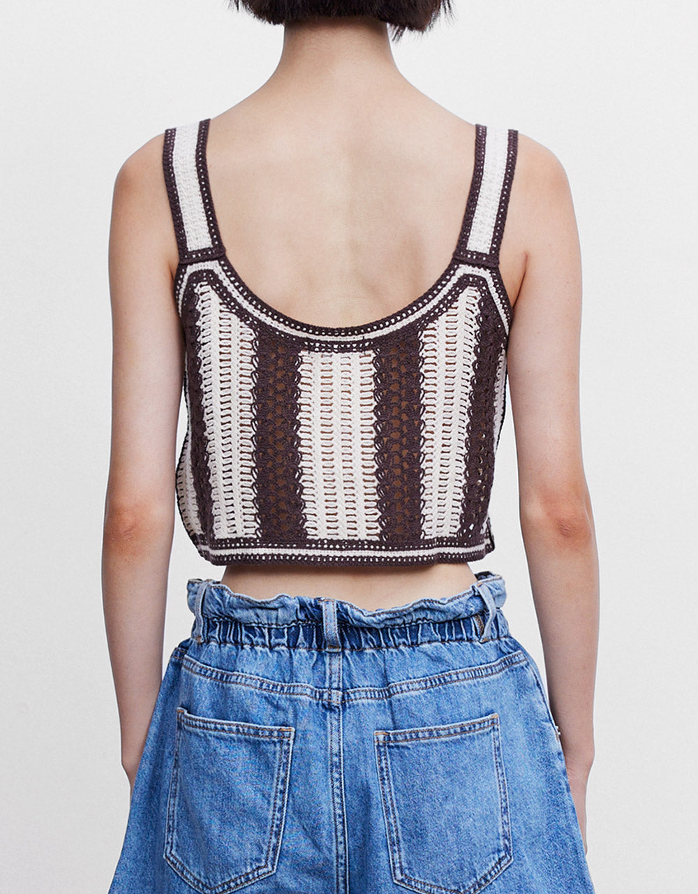 Flower Embroidered Knit Top