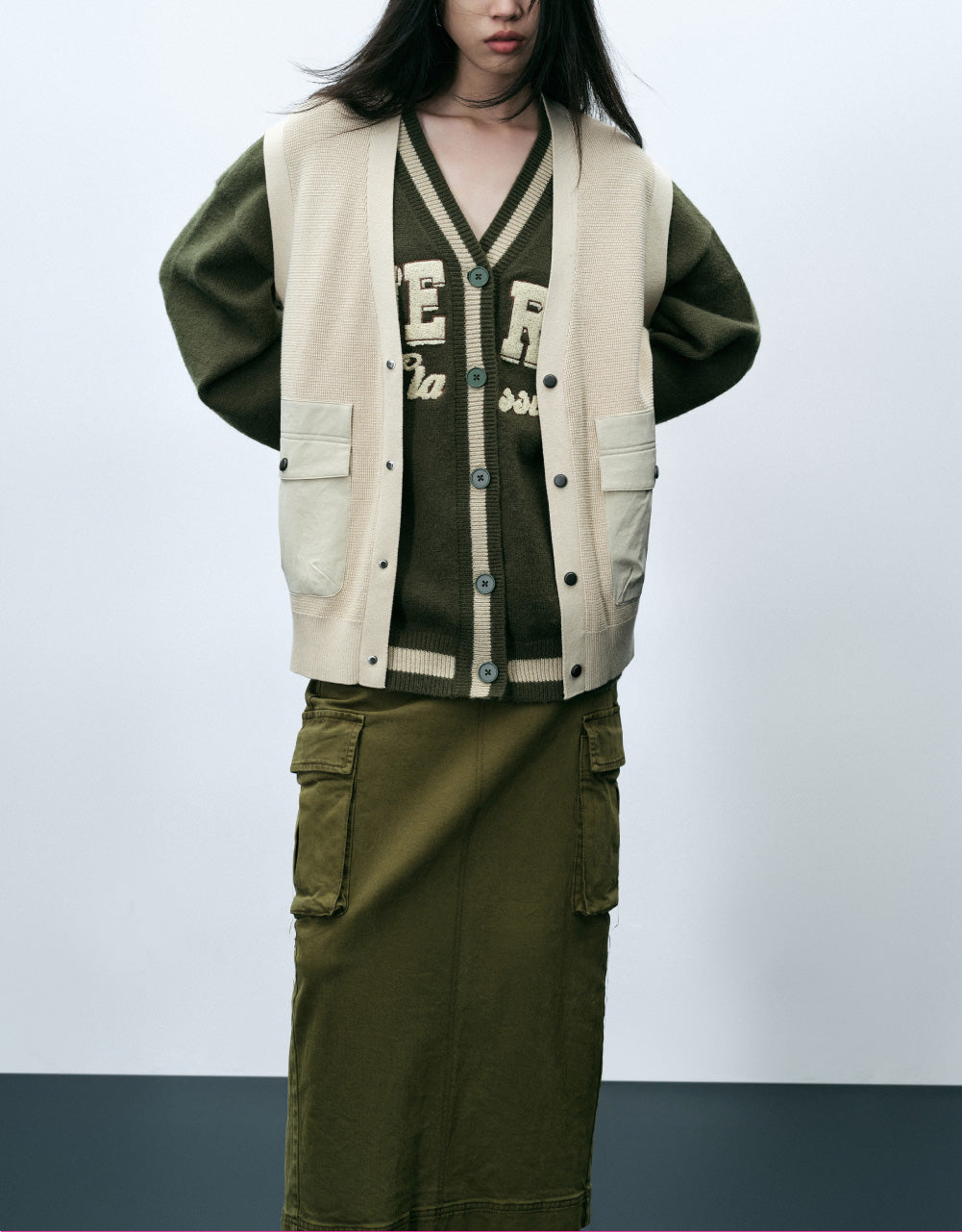 Knitted Vest With Pockets