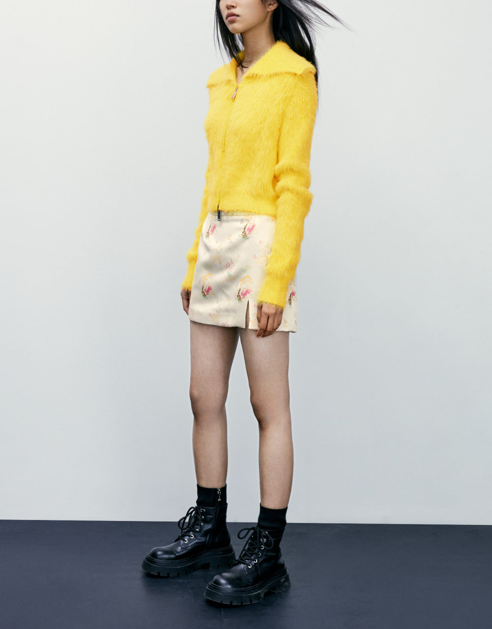 Emroidered Mini Skirt