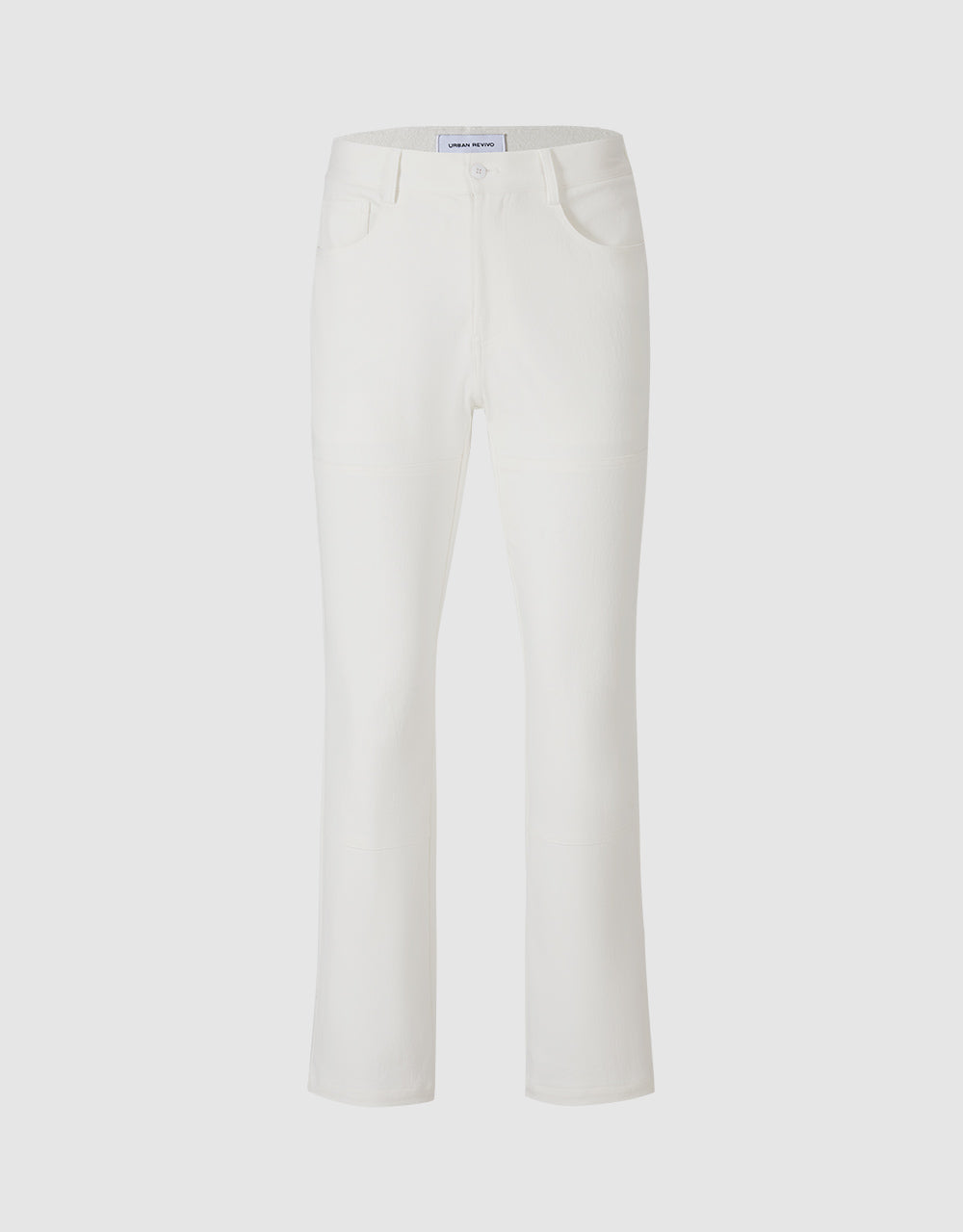 High Waist Straight Pants