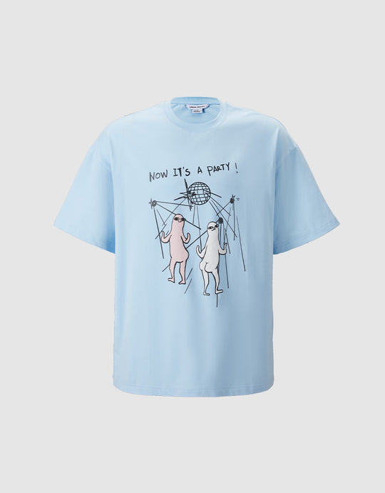 Cartoon Print T-Shirt