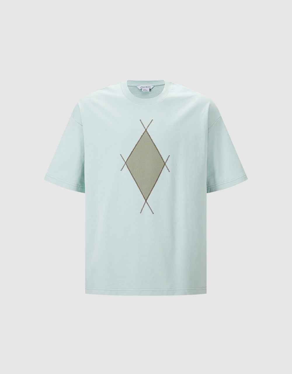 Argyle Print T-Shirt