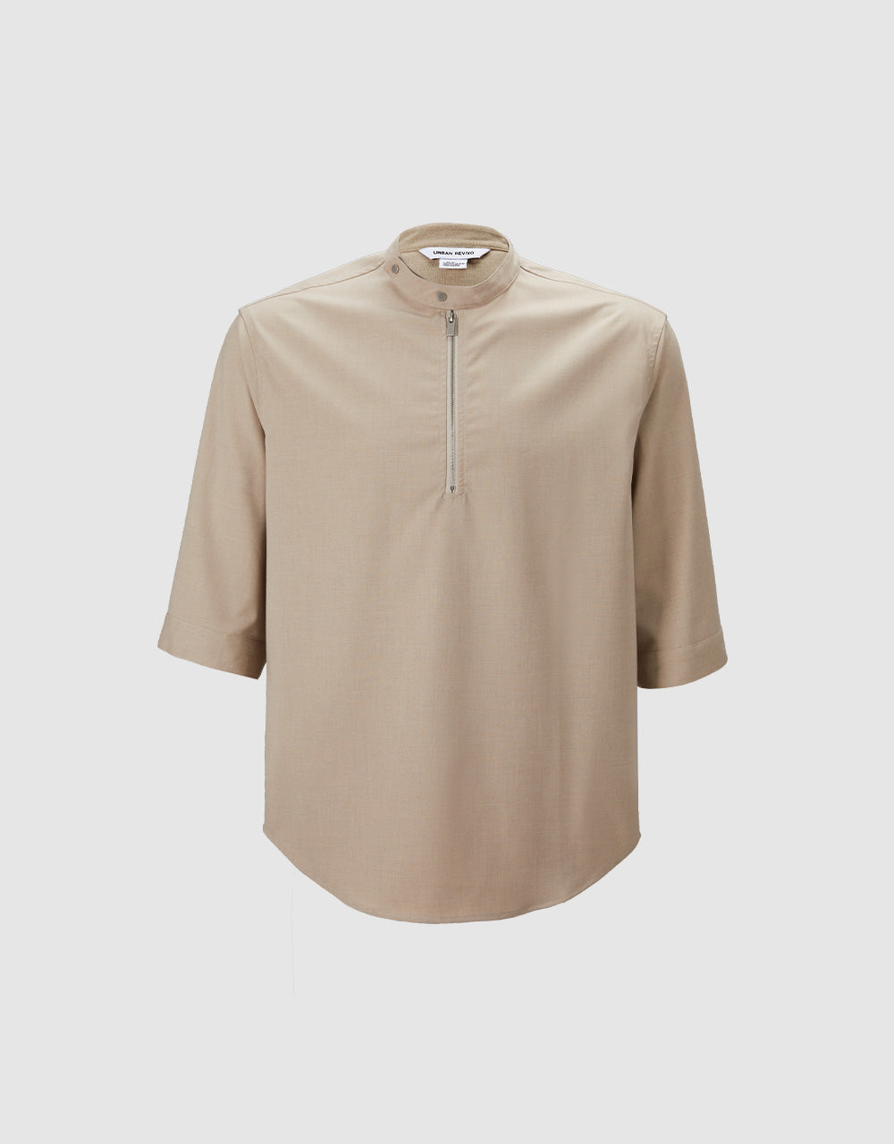 Zippered Detail Overshirt