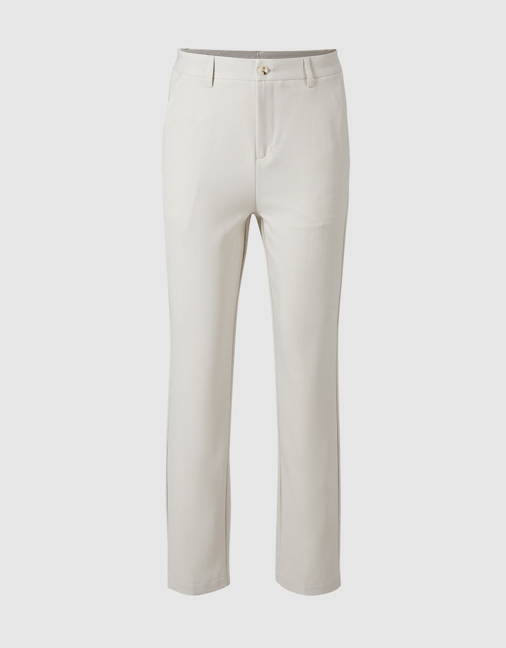 High Waist Straight Pants