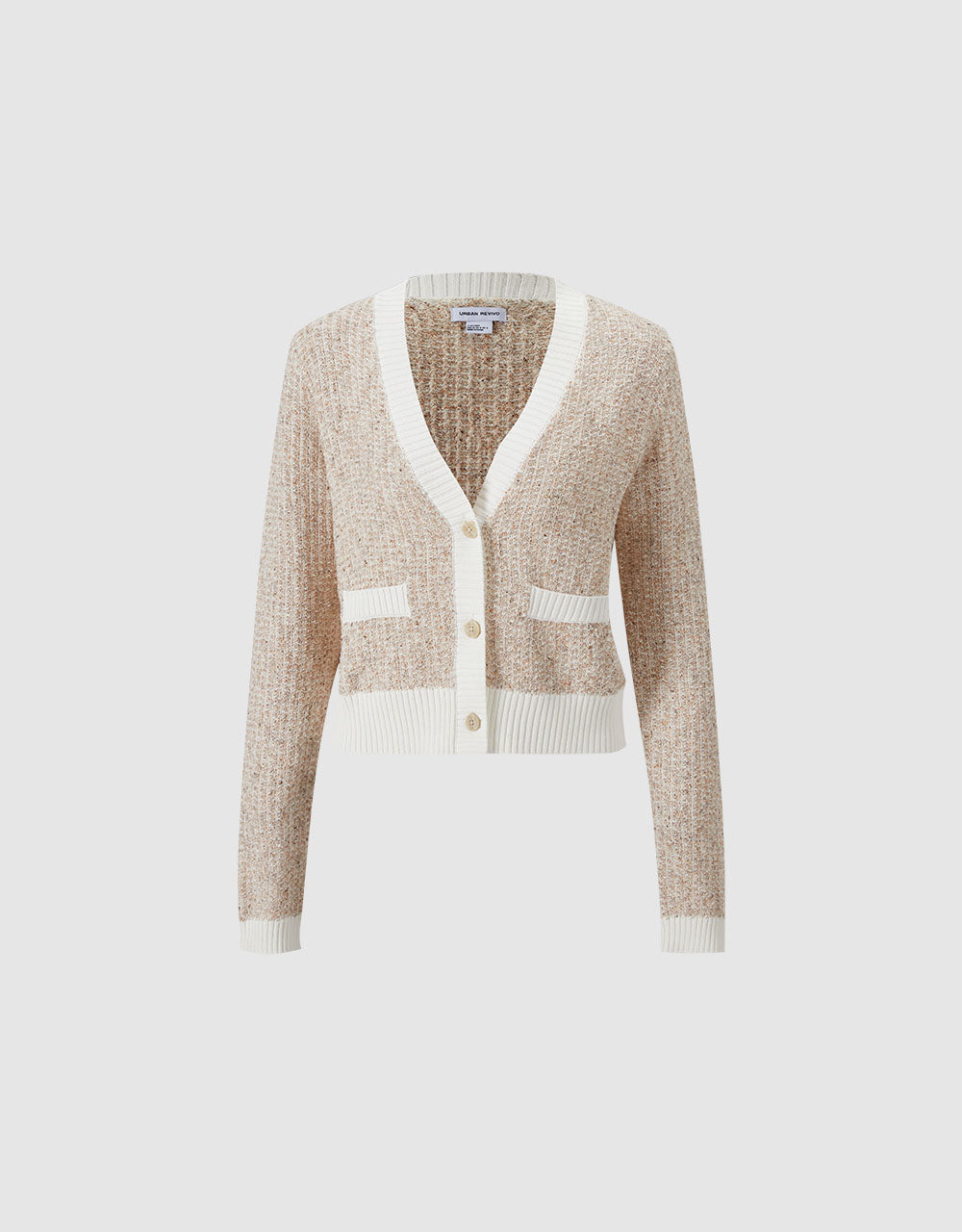 Contrast Trim Cardigan