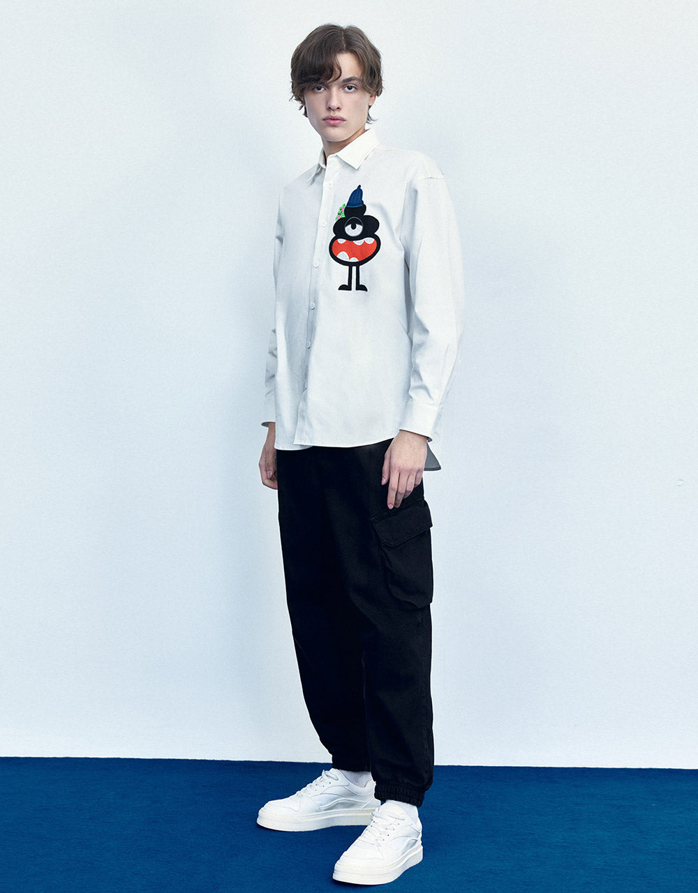 Monster Patched Shirt