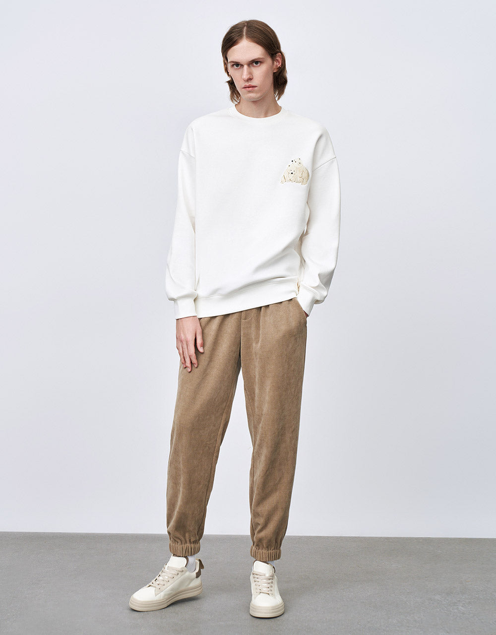 Bear Print Sweater