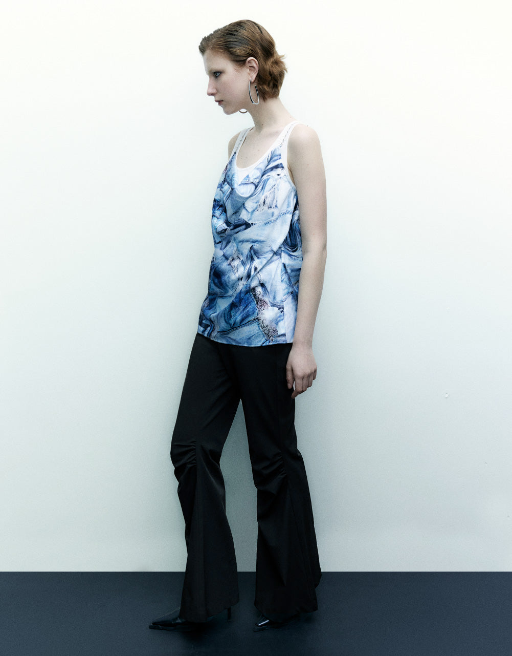 2 In 1 Crew Neck Cami Top