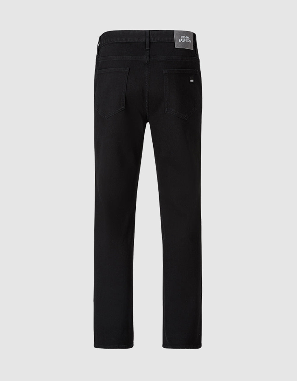 Mid Waist Straight Jeans