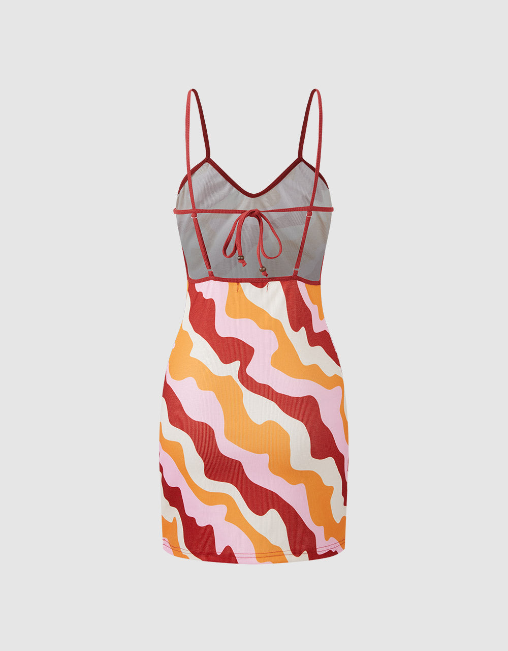 Tie Back Striped Dress