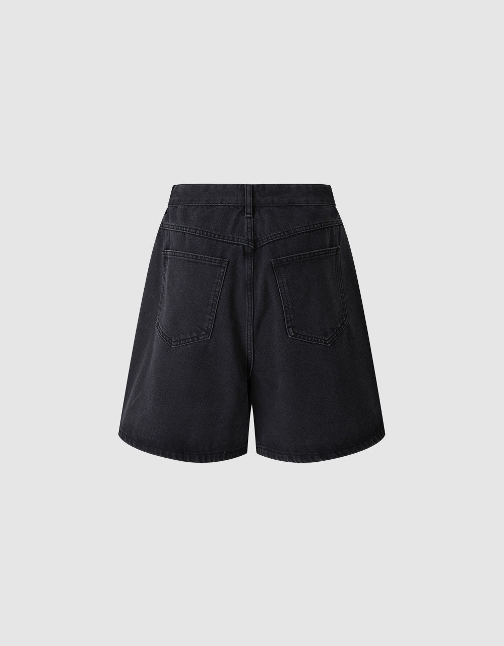 Oversized Pleated Shorts
