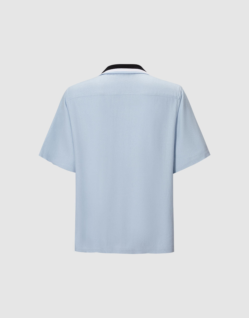 Contrast Collared Shirt
