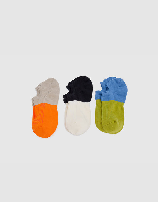 Contrast Color Socks (3-Pack)