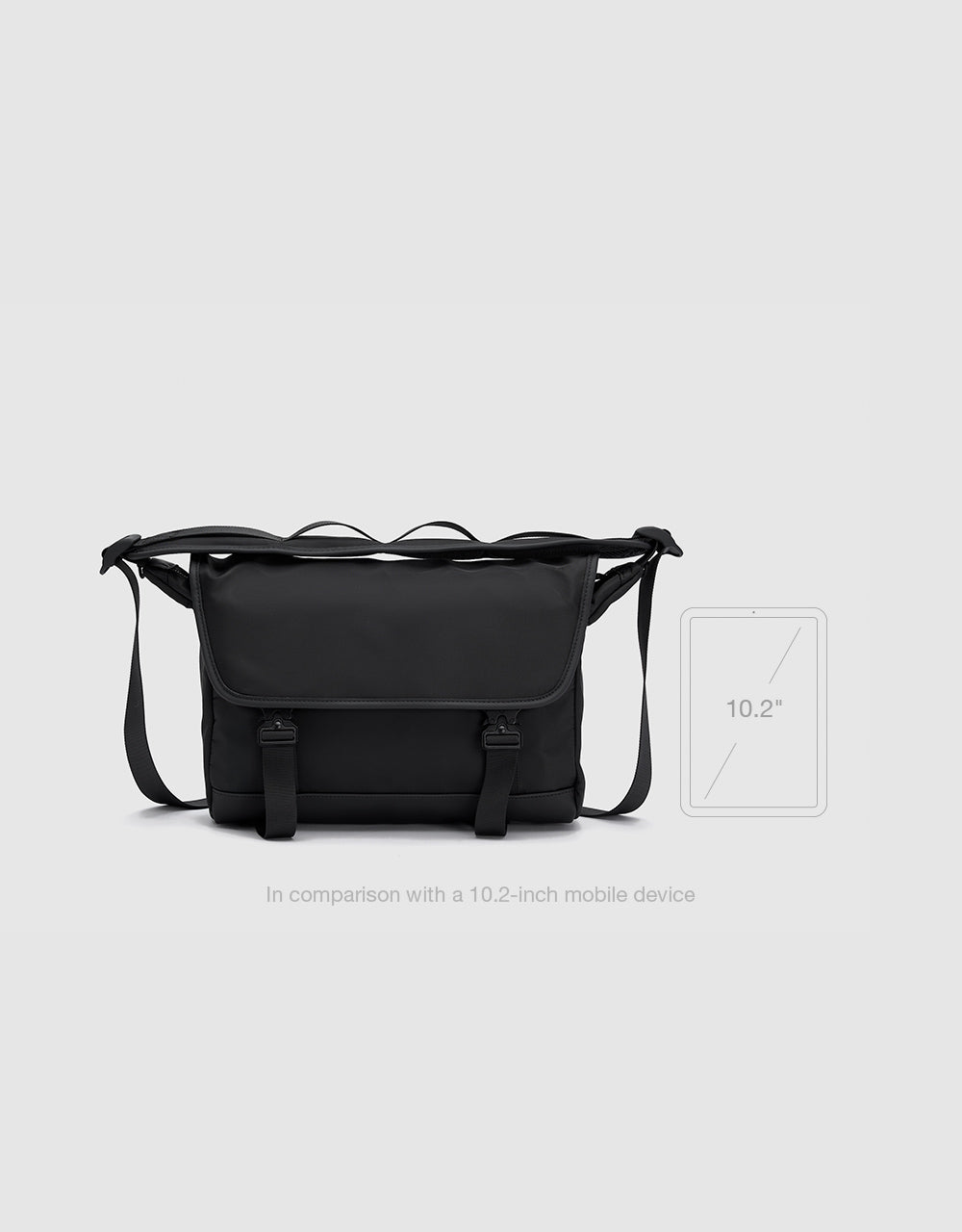 Buckled Messenger Bag