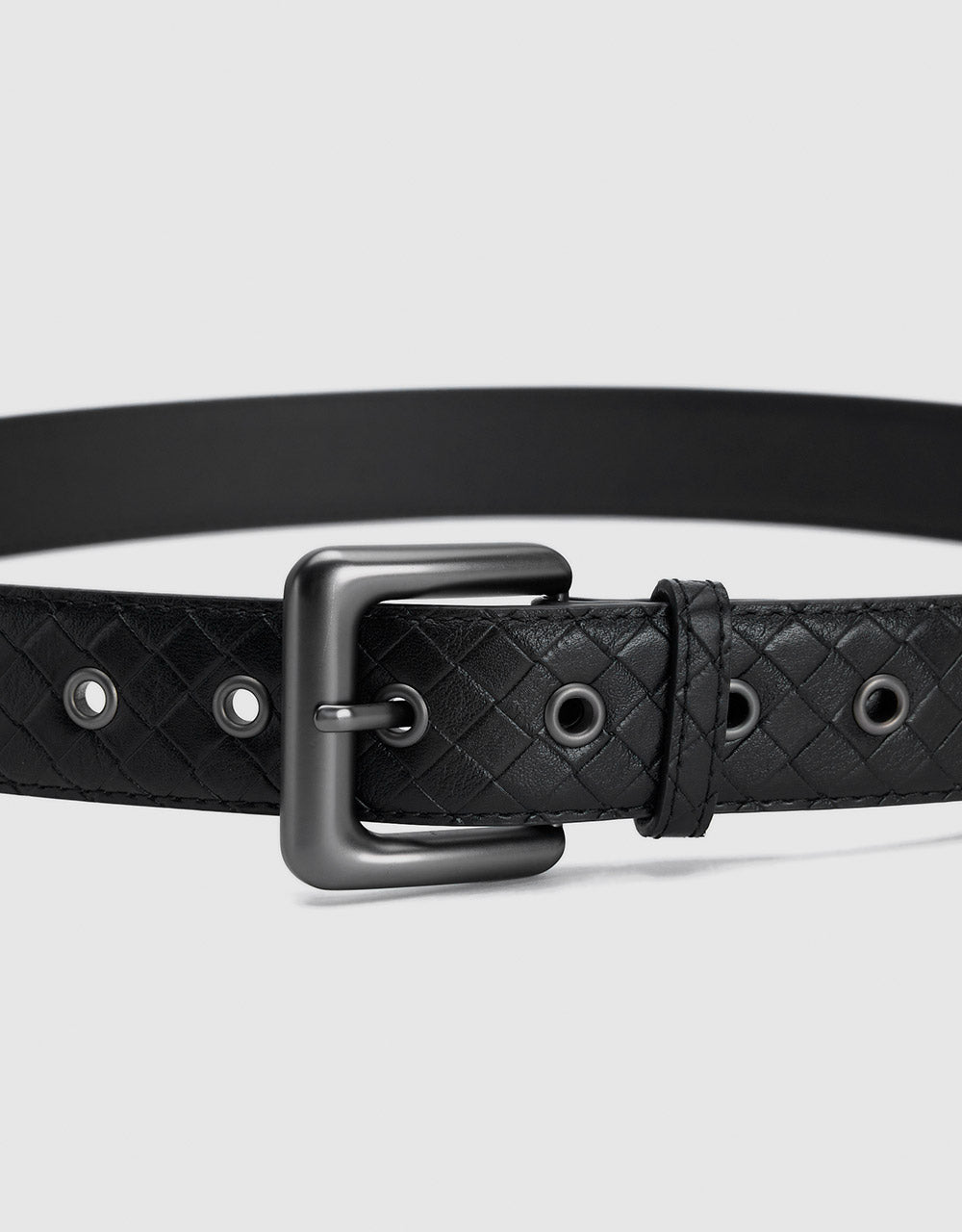 Faux Leather Textured Belt