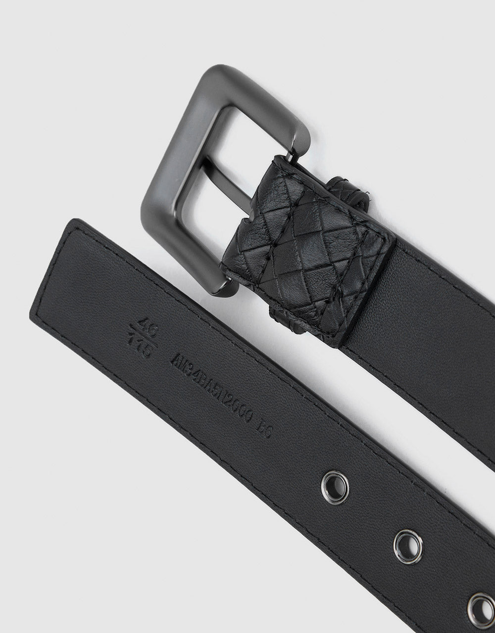 Faux Leather Textured Belt