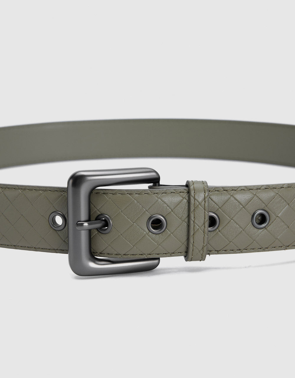 Faux Leather Textured Belt