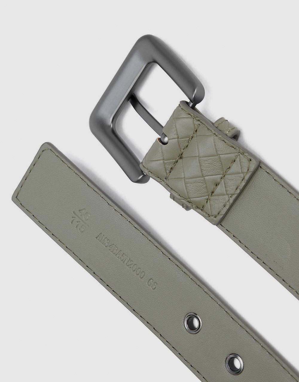 Faux Leather Textured Belt