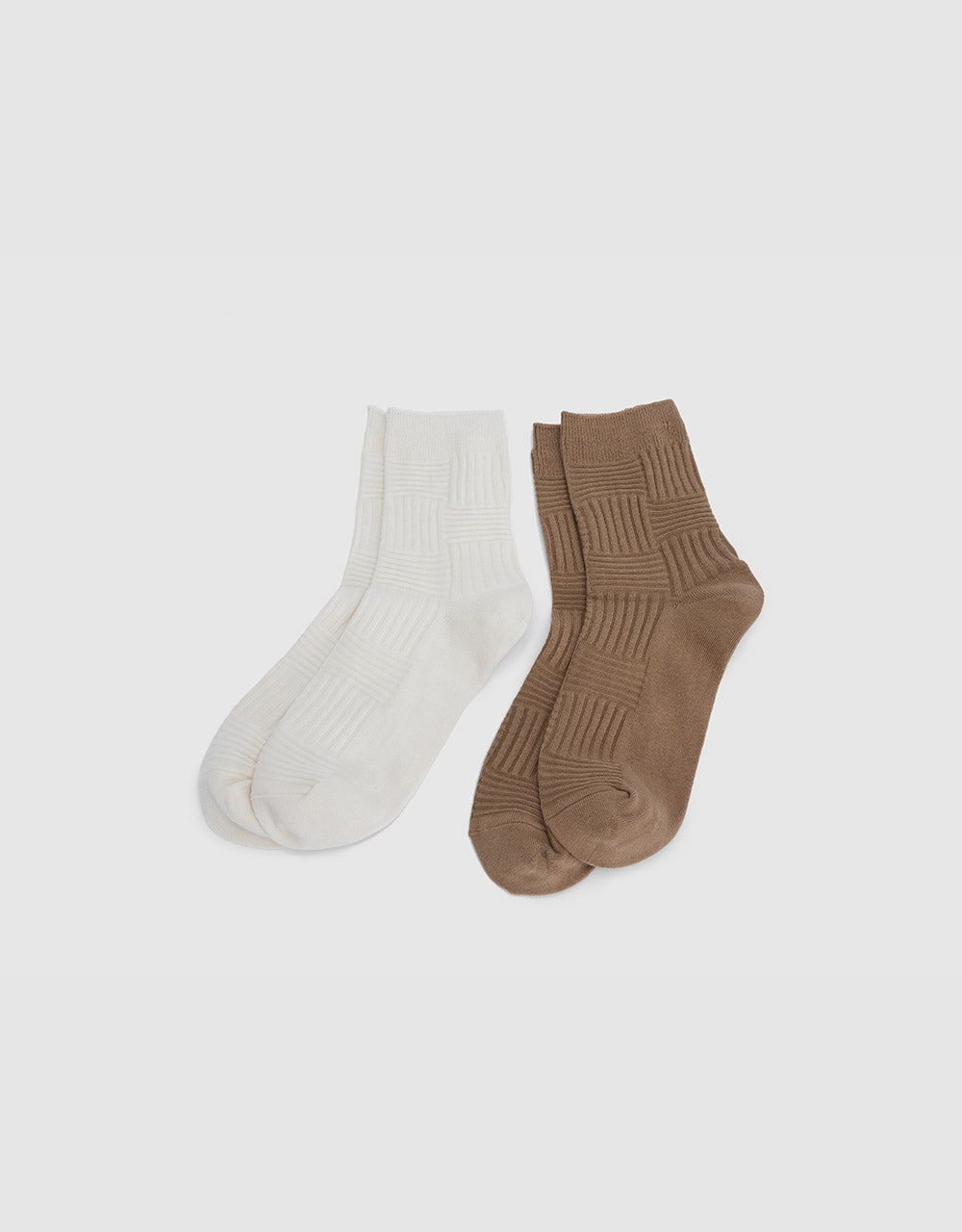 2-Pack Of Textured Socks