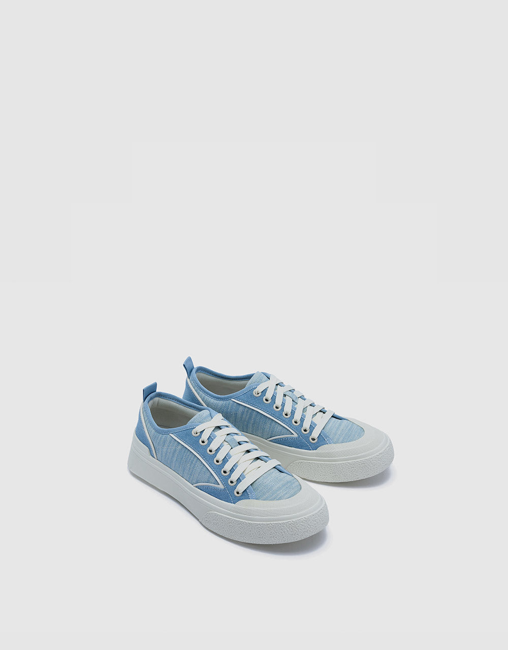 Platform Denim Sneakers