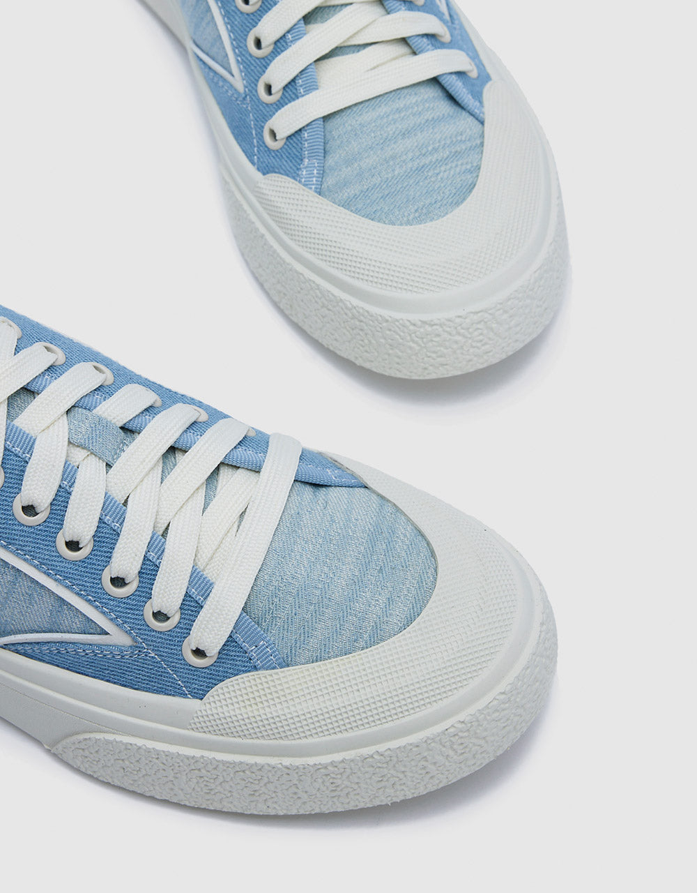 Platform Denim Sneakers
