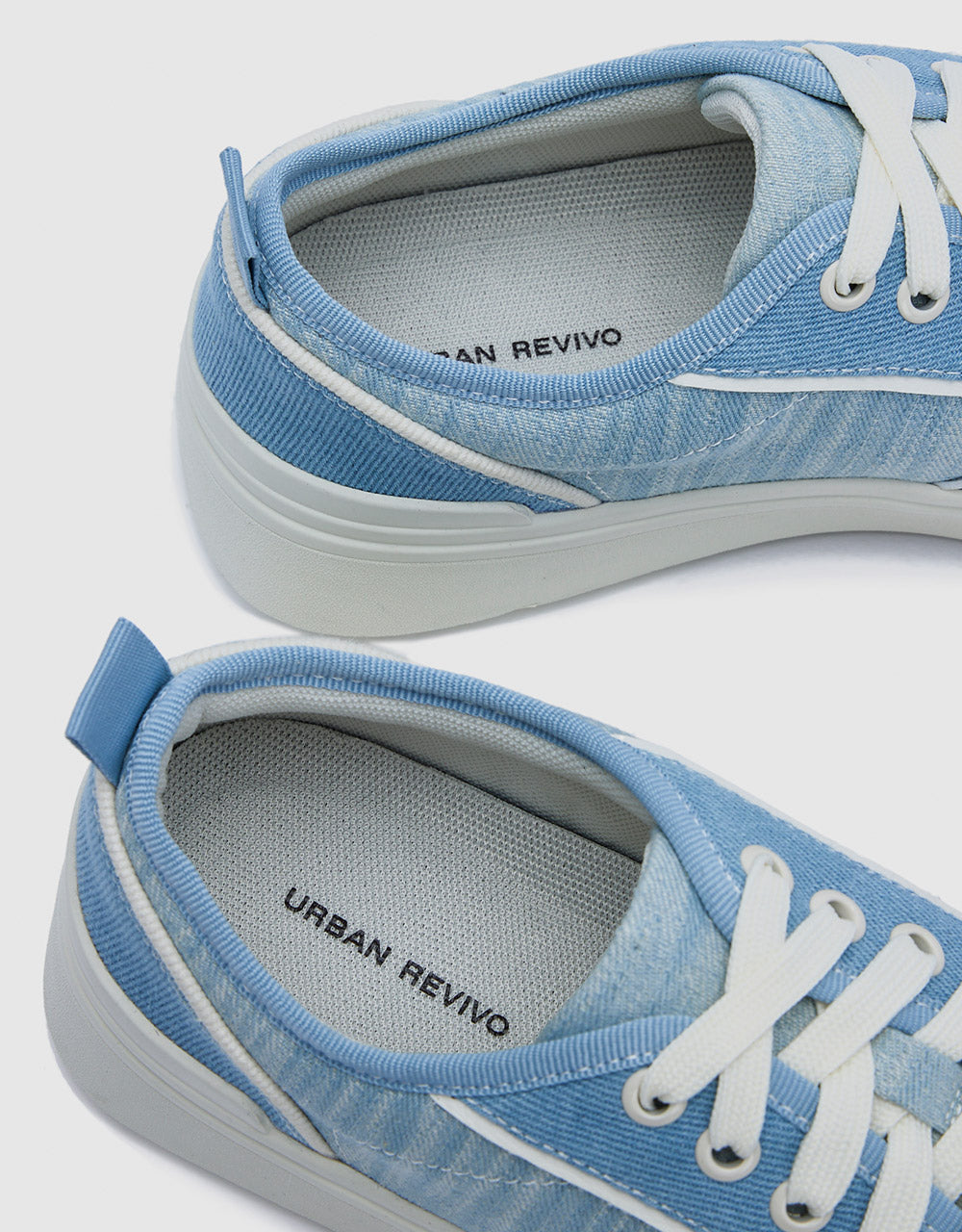 Platform Denim Sneakers