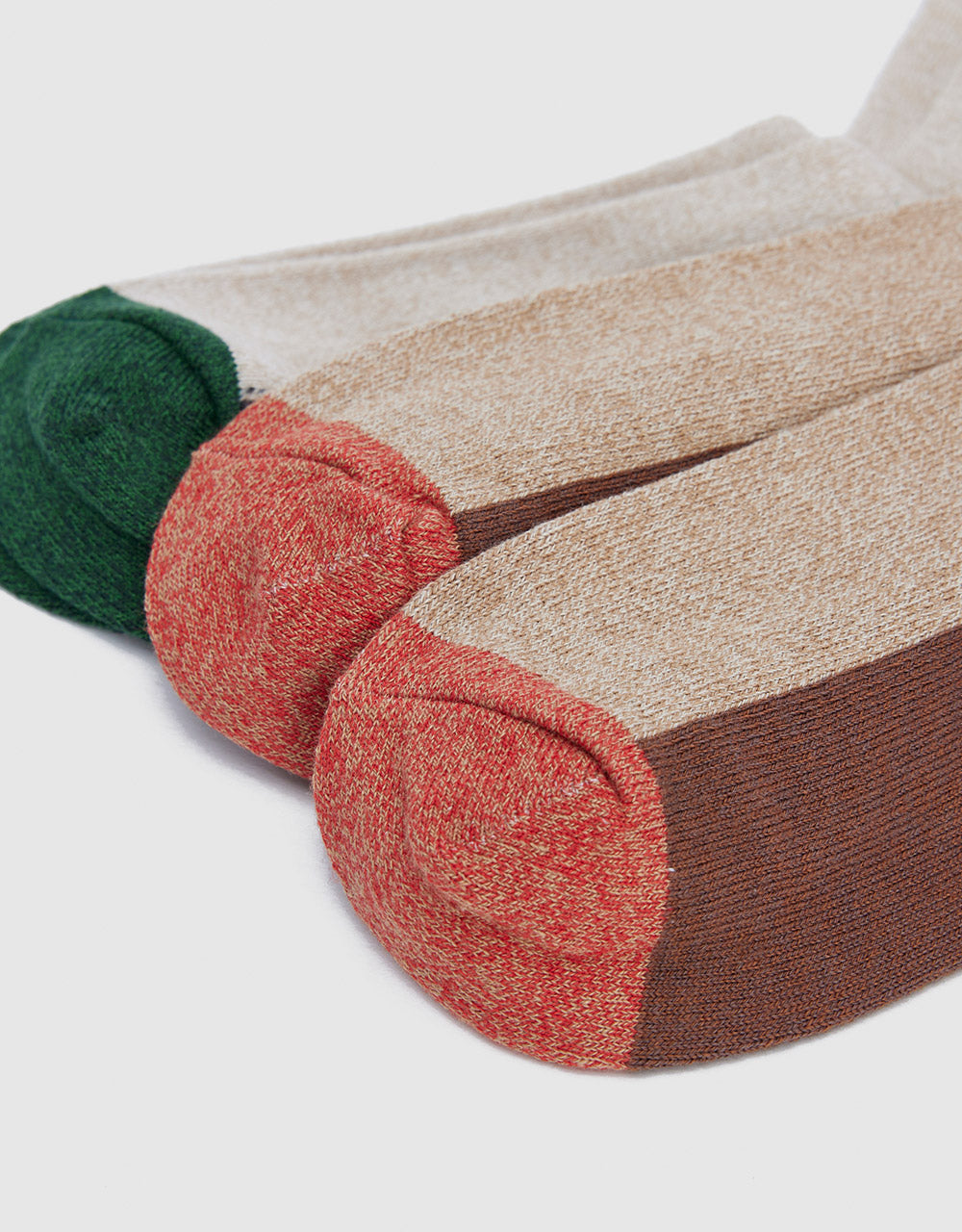 2-Pack Of Colorblock Socks
