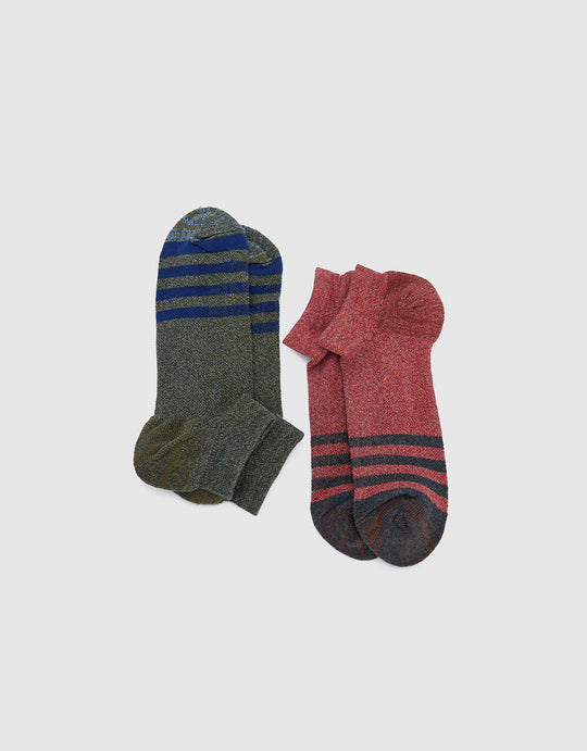 2-Pack Of Striped Socks