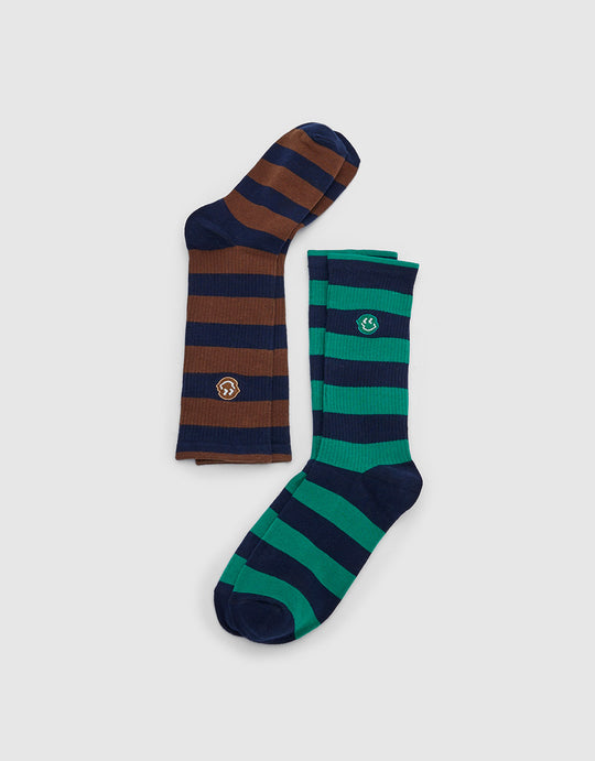 2-Pack Of Striped Socks