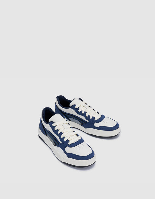 Colorblock Lace Up Sneakers